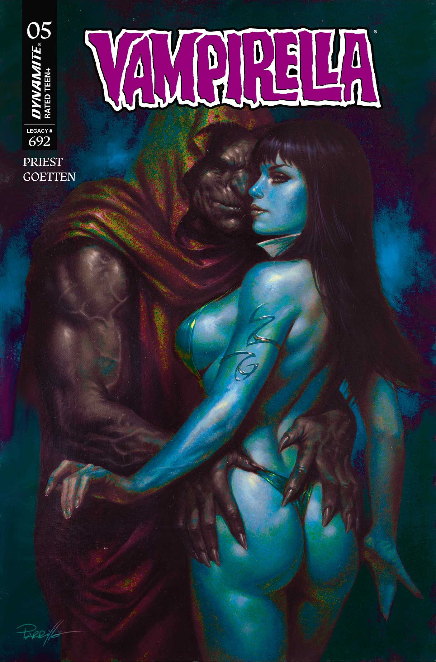 Vampirella #5 (Cvr M Lucio Parillo Ultraviolet Variant) Comic