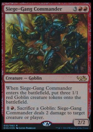 Siege-Gang Commander (Duel Decks : Anthology)