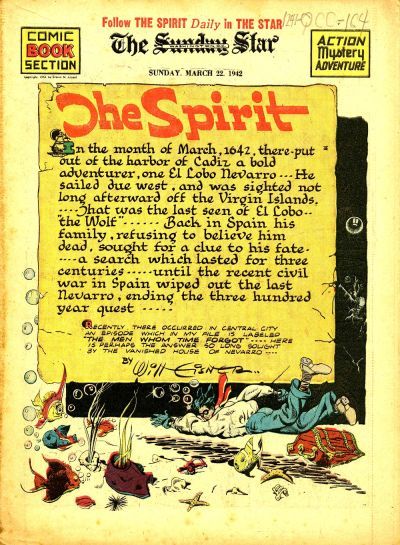 Spirit Section #3/22/1942 Comic