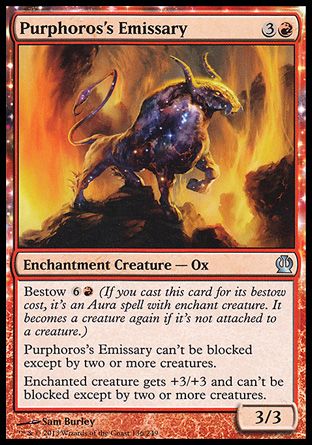 Purphoros's Emissary (Theros) Trading Card