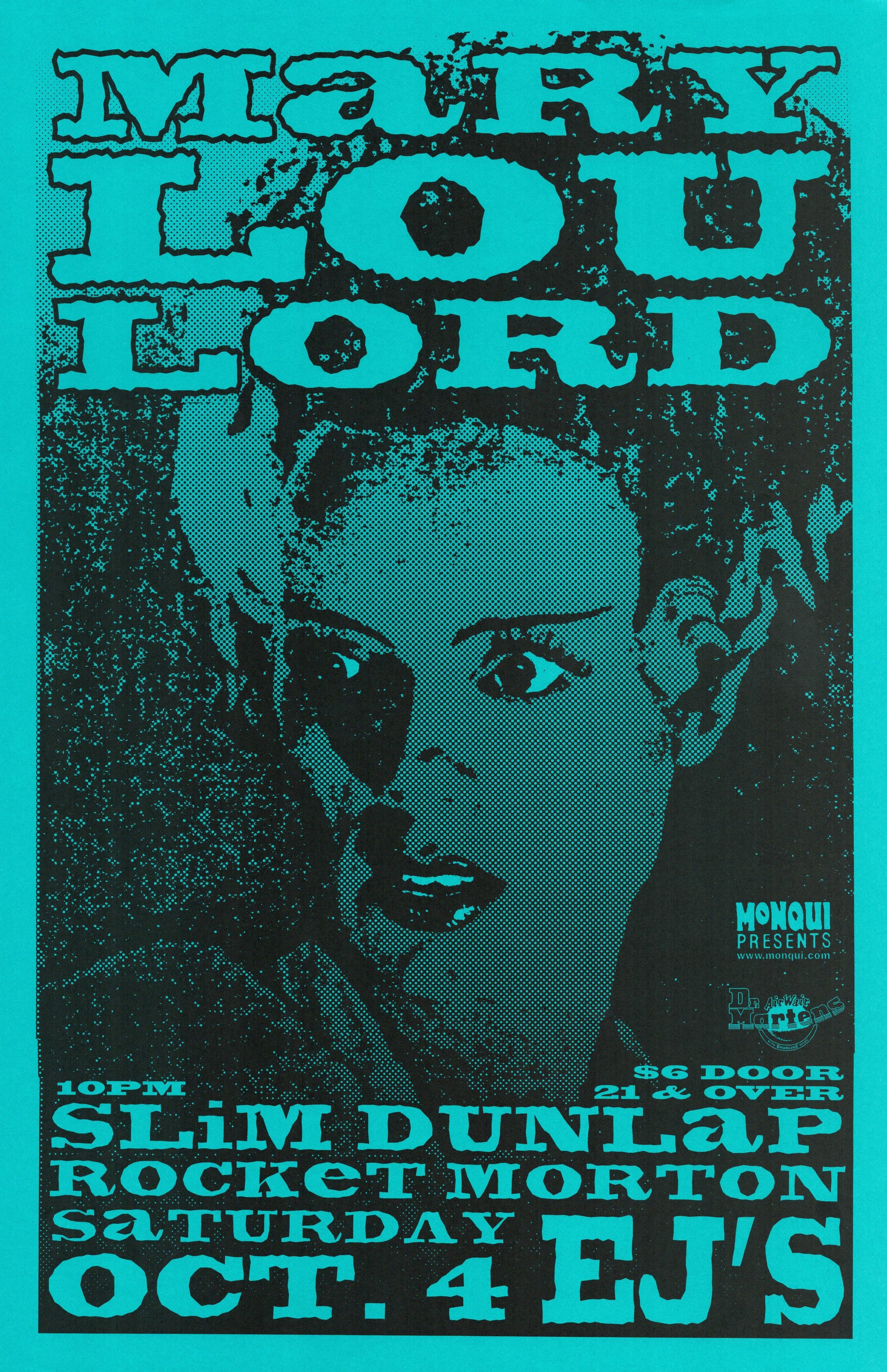 MXP-180.3 Mary Lou Lord EJ's 1997 Concert Poster