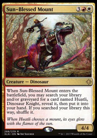 Sun-Blessed Mount (Ixalan) Trading Card