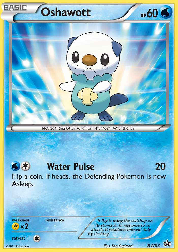 Oshawott (BW03) - BW Black Star Promos Pokémon Card