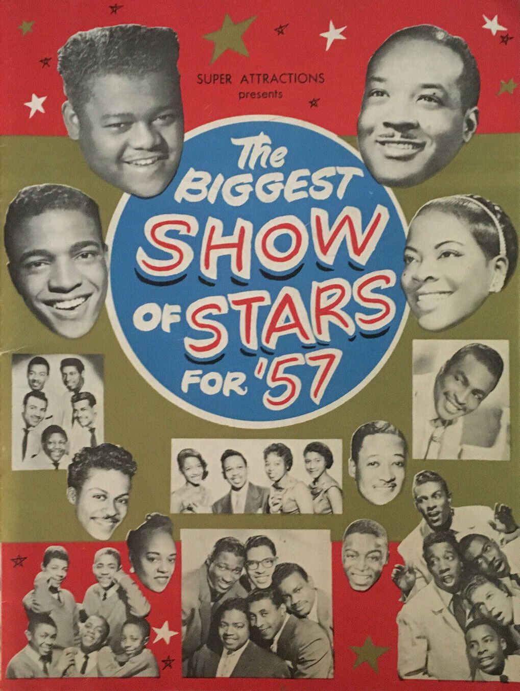 The Biggest Show of Stars Program 1957 Concert Poster