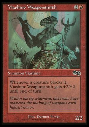 Viashino Weaponsmith (Urza's Saga)