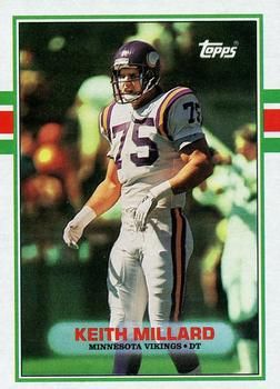 Keith Millard 1989 Topps #86 Sports Card