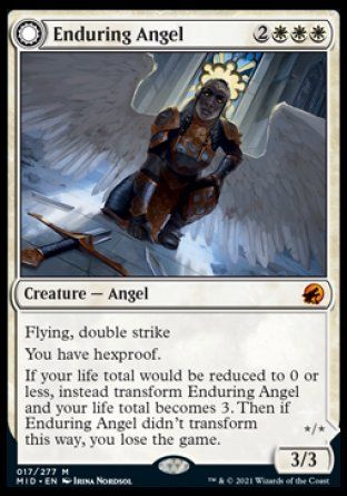 Enduring Angel (Innistrad: Midnight Hunt) Trading Card