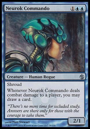 Neurok Commando (Mirrodin Besieged) Trading Card