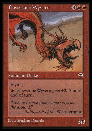 Flowstone Wyvern (Tempest) Trading Card