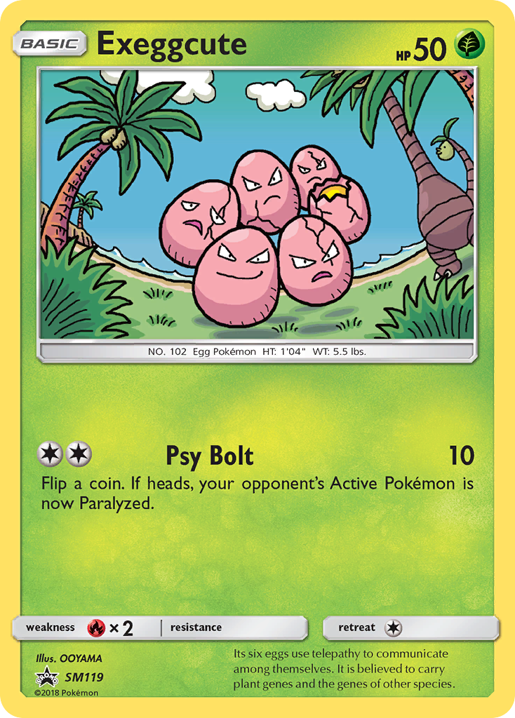 Exeggcute (SM119) - SM Black Star Promos Pokémon Card