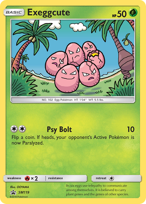 Exeggcute (SM119) - SM Black Star Promos