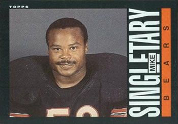 Mike Singletary 1985 Topps #34 Sports Card