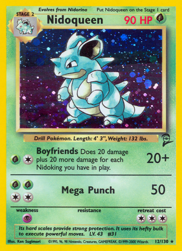 Nidoqueen (12/130) - Base Set 2 Pokémon Card