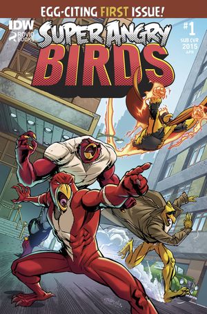 Angry Birds Super Angry Birds #1 (Subscription Variant)