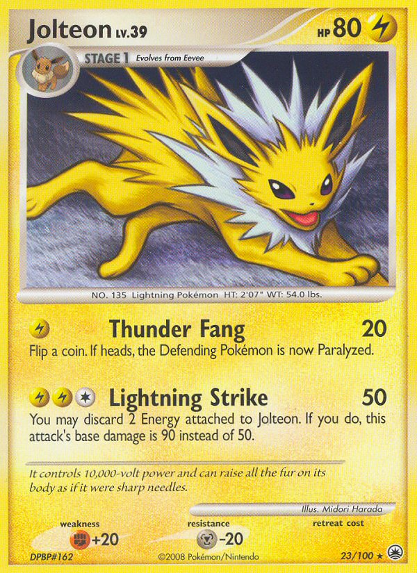 Jolteon (23/100) - Majestic Dawn Pokémon Card