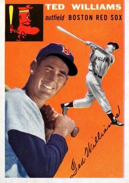 Ted Williams 1954 Topps #1 Sports Card