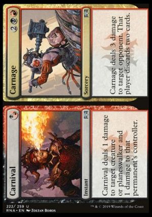 Carnival / Carnage (Ravnica Allegiance)