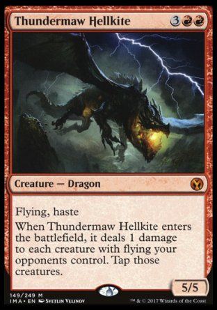 Thundermaw Hellkite (Iconic Masters) Trading Card