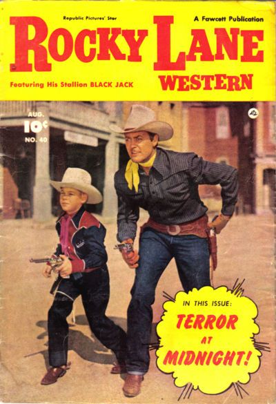 Rocky Lane Western #40 Comic