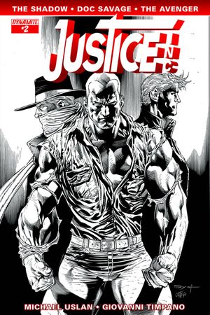 Justice Inc #2 (15 Copy Syaf B&amp;w Incv)