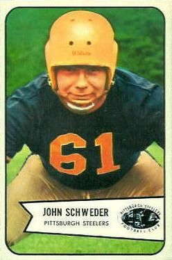 John Schweder 1954 Bowman #25 Sports Card