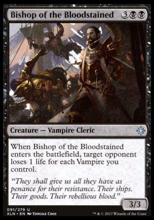 Bishop of the Bloodstained (Ixalan) Trading Card