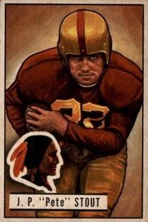 J. P. "Pete" Stout 1951 Bowman #70 Sports Card