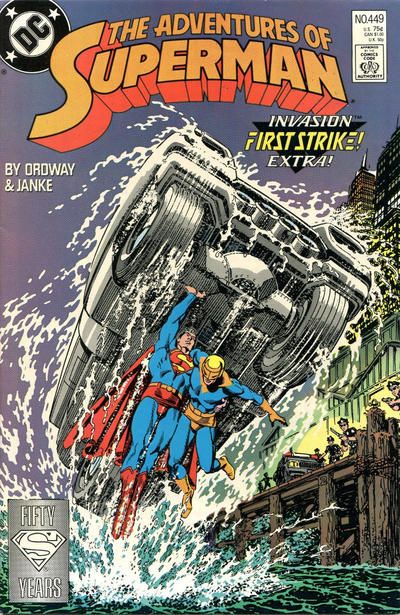 Adventures of Superman #449 Comic