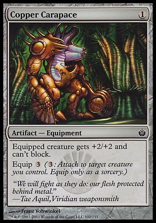 Copper Carapace (Mirrodin Besieged) Trading Card