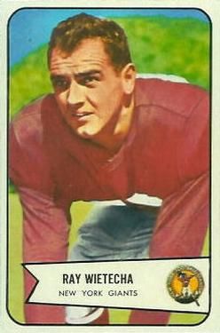 Ray Wietecha 1954 Bowman #31 Sports Card