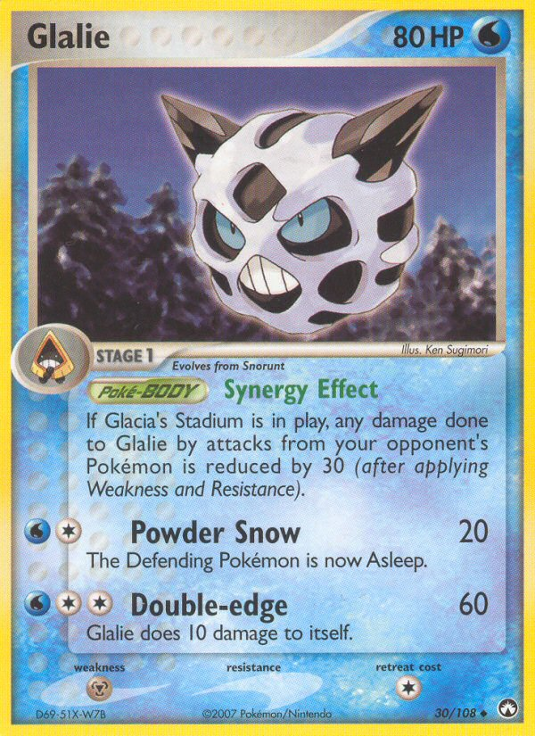 Glalie (30/108) - Power Keepers Pokémon Card