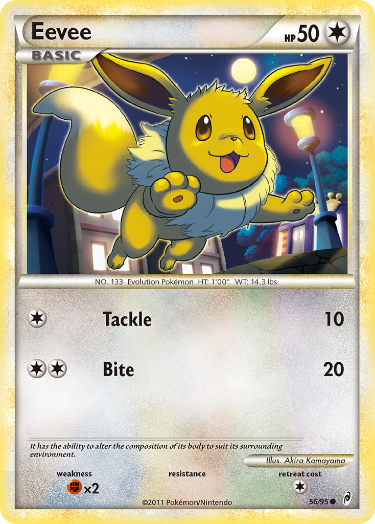 Eevee (56/95) - Call of Legends Pokémon Card