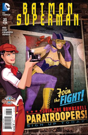 Batman Superman #23 (Bombshells Variant Cover)