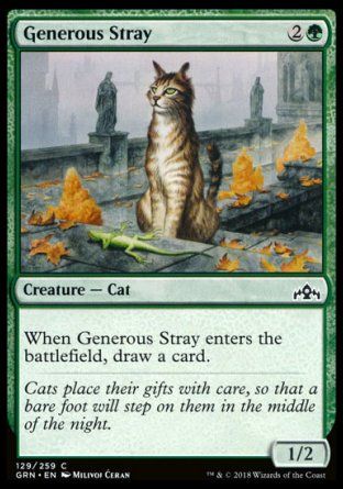 Generous Stray (Guilds of Ravnica) Trading Card