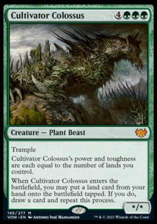 Cultivator Colossus (Innistrad: Crimson Vow) Trading Card