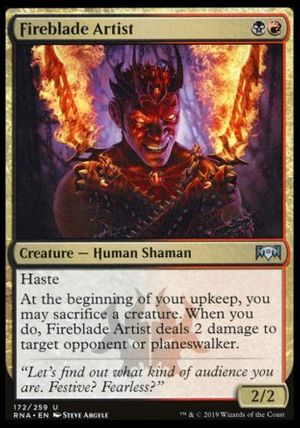 Fireblade Artist (Ravnica Allegiance)