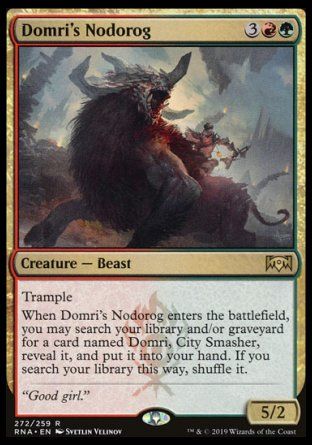 Domri's Nodorog (Ravnica Allegiance) Trading Card