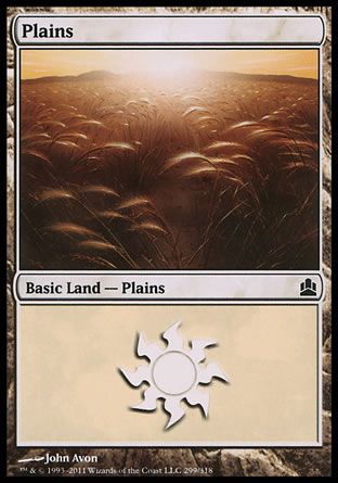 Plains (MTG Commander) Trading Card