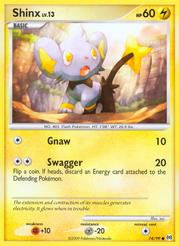 Shinx (74/99) - Arceus Pokémon Card