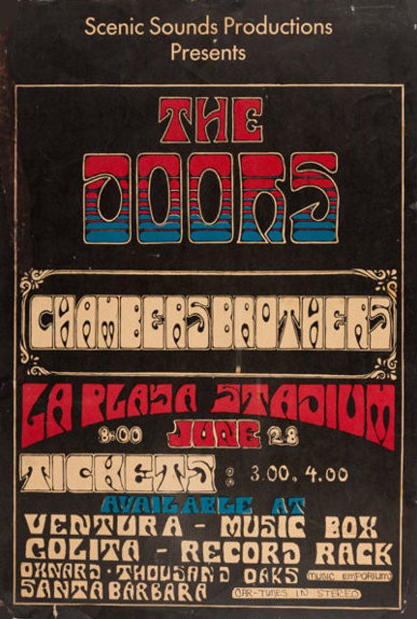 The Doors La Playa Stadium 1968