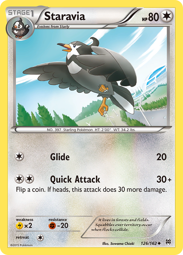 Staravia (126/162) - BREAKthrough Pokémon Card