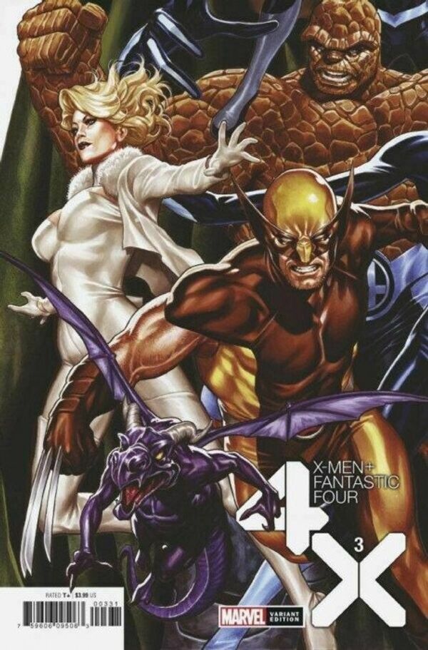 X-Men/Fantastic Four #3 (Brooks Variant)