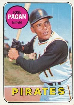 Jose Pagan 1969 Topps #192 Sports Card