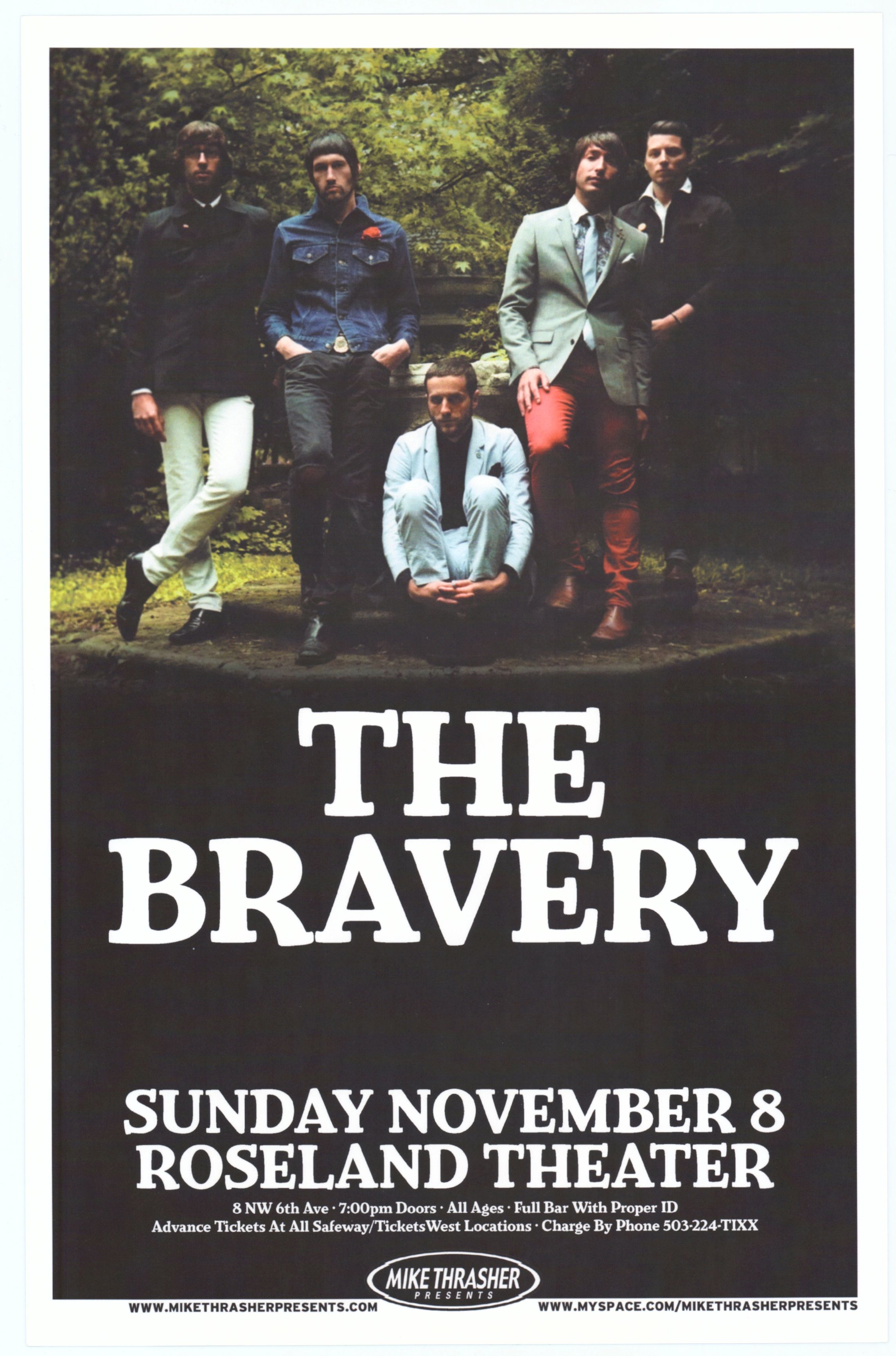 The Bravery Tickets