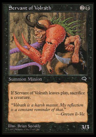 Servant of Volrath (Tempest) Trading Card