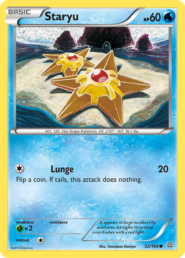 Staryu (32/160) - Primal Clash Pokémon Card