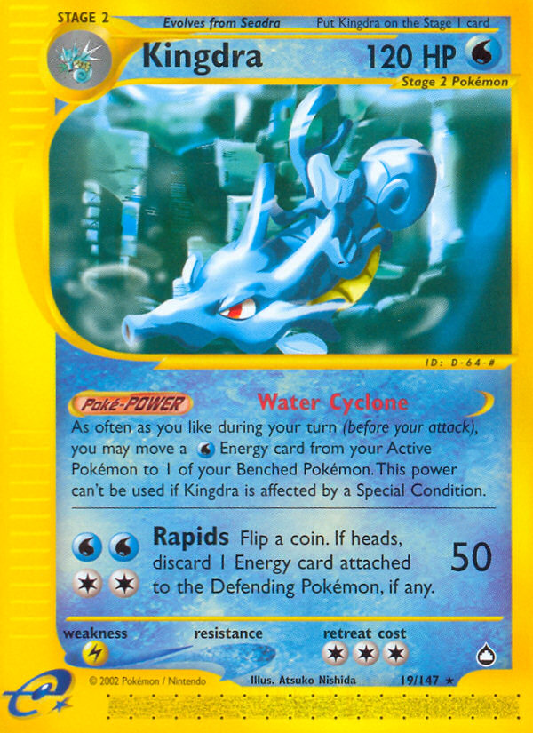 Kingdra (19/147) - Aquapolis Pokémon Card