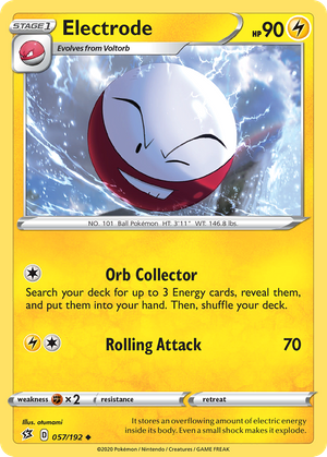 Electrode (57/192) - Rebel Clash (Reverse Holo)