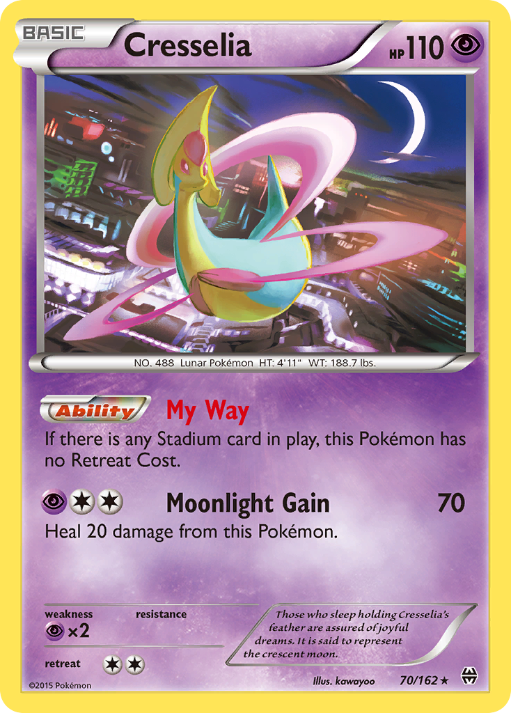 Cresselia (70/162) - BREAKthrough Pokémon Card