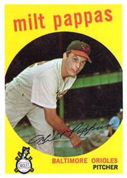 Milt Pappas 1959 Topps #391 Sports Card